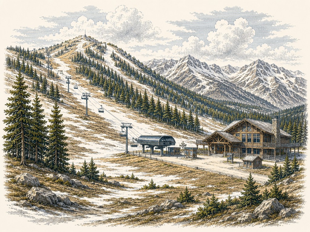 Low Snowfall — engraving